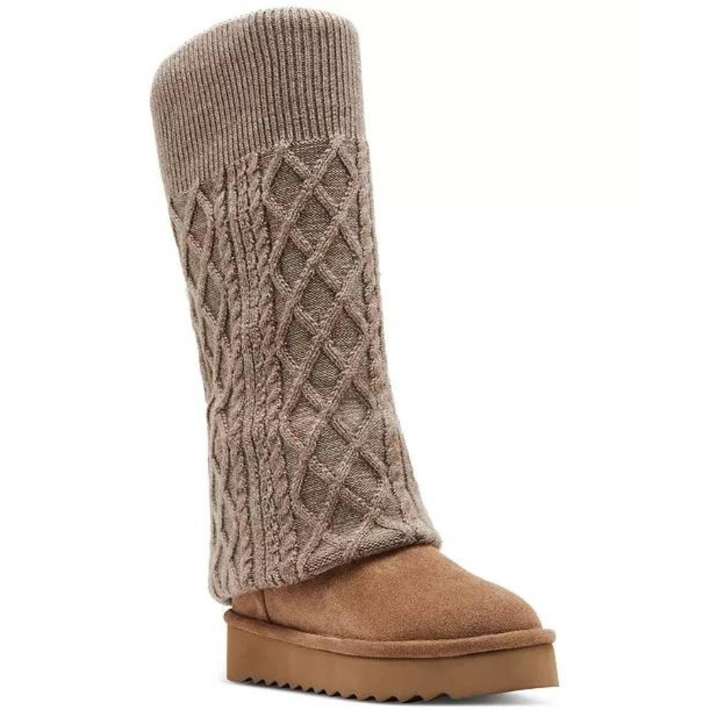 NWOB Madden Girl Peggyy Knit Cozy Slouch Boots size 5‎